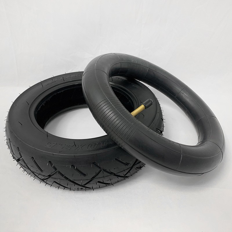 Electric Scooter 10X2.50 Vacuum Tire for Ride-Sharing Vehicles, Thickened Tire 10inch Inflatable Inner and Outer Tire 10X2.50