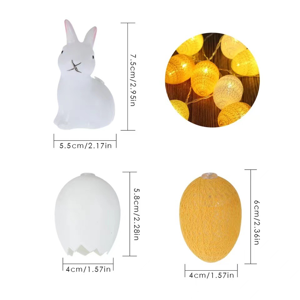 Easter Cute Plastic Festival Lightings 1 Set display picture 5