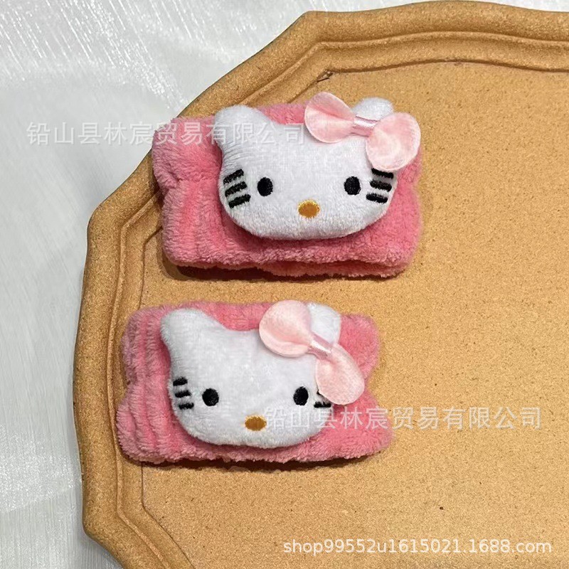 Cinta para el cabello prensado para el lavado de cara de otoño e invierno, cinta para el cabello linda, diadema antideslizante dulce, diadema, tocado