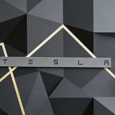 and Rear Emblems | Car logo - tsl-tailgate-letter-mark-in-bright-black