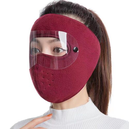 Autumn and winter masks, warm and thickened neck and ear protection for men and women, winter electric bike riding, wind and cold protection, full face
