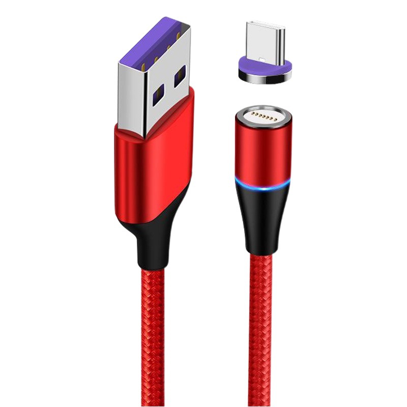 Cable de carga magnético de carga rápido estupendo 5A PARA EL tipo-c de Apple Android tres adentro-un cable de datos de carga del flash 5V3A