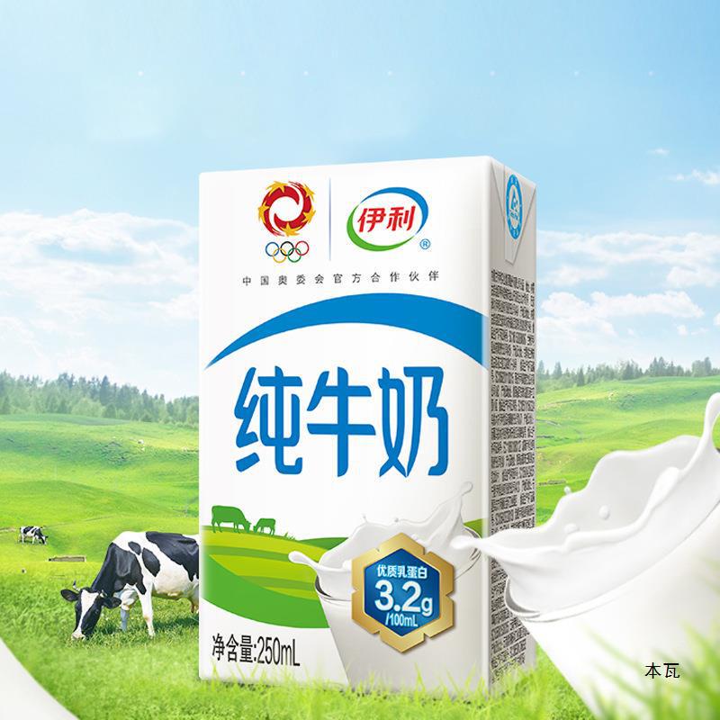 6月新货纯牛奶250ml*24盒装/整箱批成人学生营养早餐1批发|undefined
