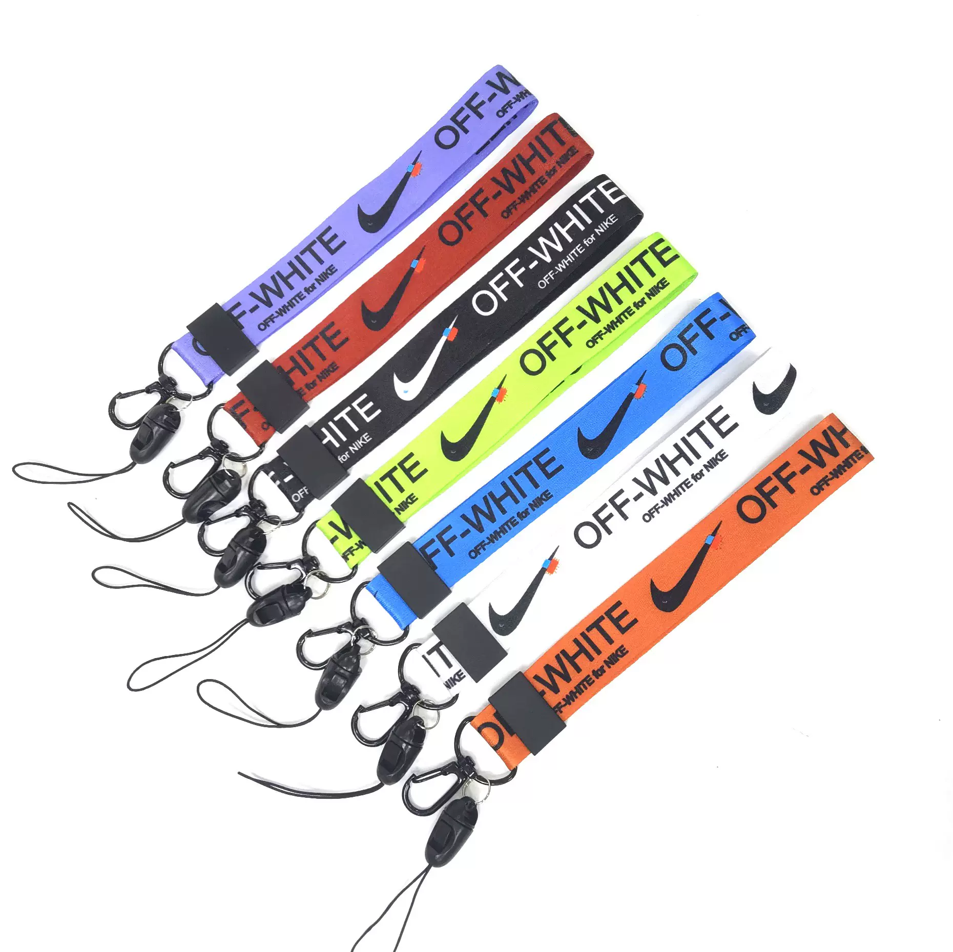 潮牌NIKE手机挂绳短款 airpods耳机壳U盘挂饰挂带 耐克手机绳批发