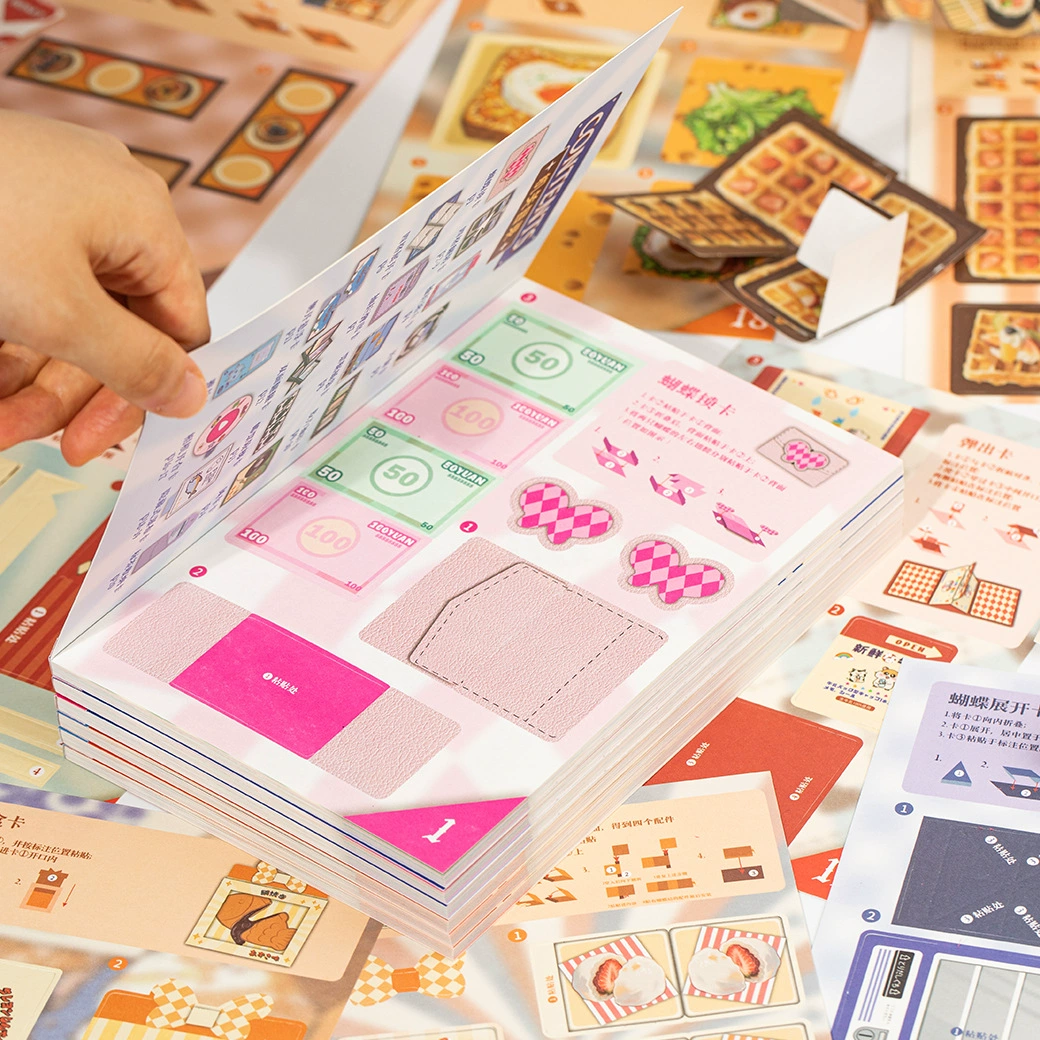 Коллекция механизмов для отдыха: специальное издание выходного дня, бесшовная 3D-книга «сделай сам», тихая книга, детский журнал, книга для творческих поделок.