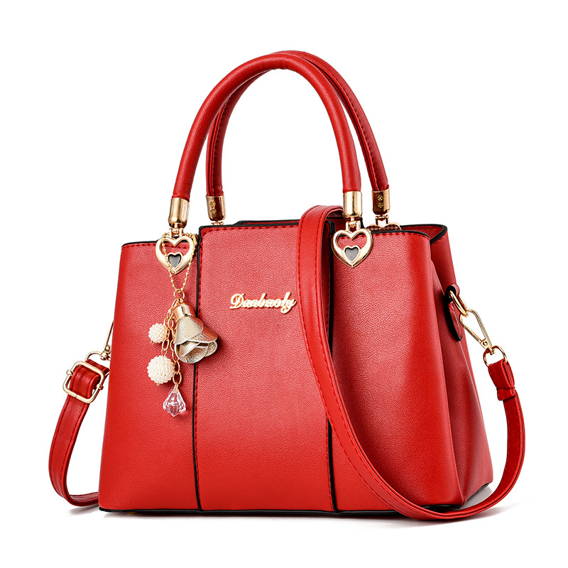 Bolso grande de las mujeres del fabricante nuevo bolso ocasional simple bolso de las mujeres de mediana edad bolso de la madre bolsa de mensajero del hombro del todo fósforo