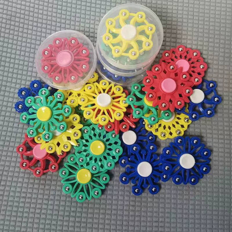 8 бусин кончик пальца гироскоп стальной шар гироскоп палец гироскоп живописное место Храм ярмарка киоск игрушка удобный подарок