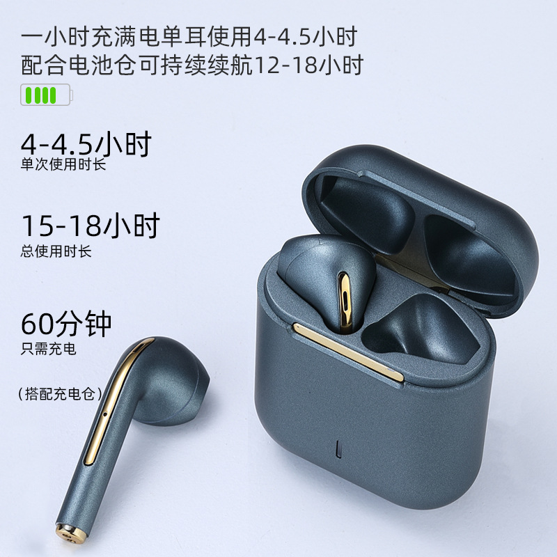 J18 auriculares Bluetooth inalámbrico auriculares Bluetooth reducción de ruido modelo privado TW en la oreja auriculares deportes auriculares inalámbricos Bluetooth