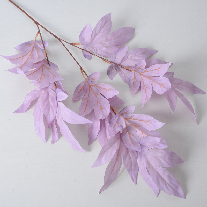 Flores artificiales moradas para bodas, estilo Monet, arreglos florales para el suelo del salón de bodas, flores de seda morado claro.