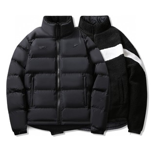 Foreign Trade Ready-Made Double-Sided Lamb Wool Cotton Jacket for Men, Thickeneded Bread Jacket, Stand-Up Collar Couple Cotton Jacket 2332