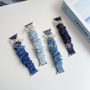 Suitable for Apple Solid Color Rose Broken Cabo Large Bowel Watch Band apple watchs10/9/8/SE/76
