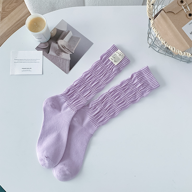 Calcetines de verano para mujeres calcetines delgadas de estilo coreano calcetines de pantorrilla de ballet sólido calcetines Zhuhai al por mayor