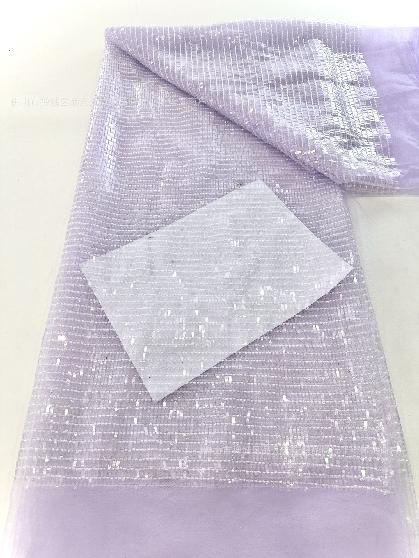 Tejido bordado Roll Sheet Sequin Tejido Gao Ding espectáculo festivo escenario de fiesta vestido de cena Tejido de moda