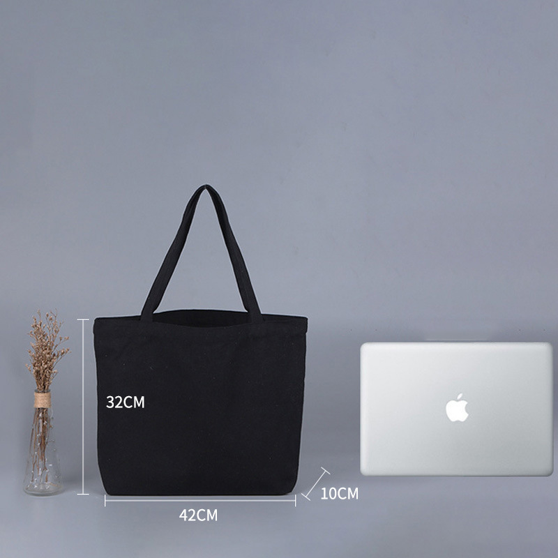 wow bolsas de lona personalizadas bolsas de lona publicitarias de estudiantes bolsas de lona personalizadas de hombro en blanco bolsas de lona personalizadas