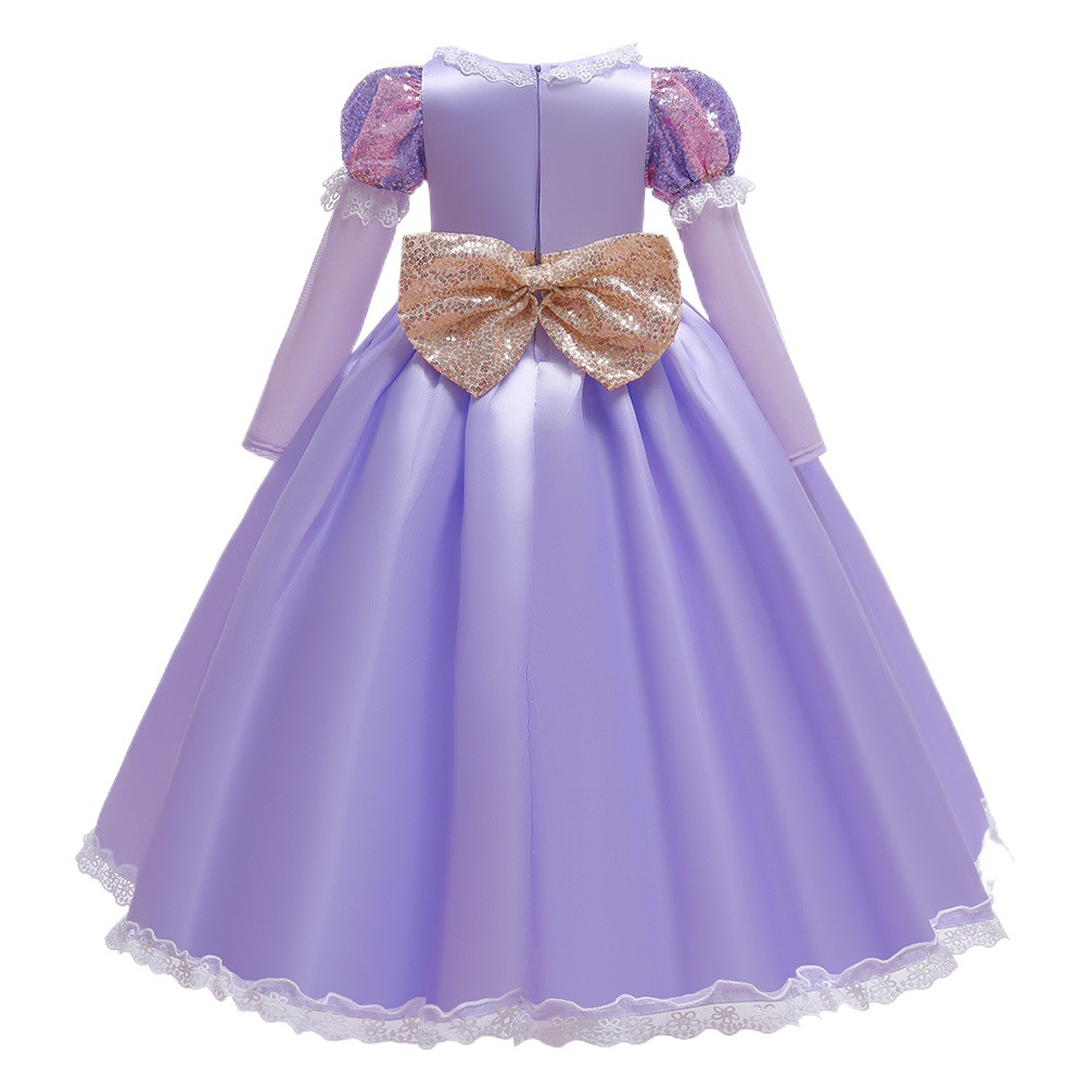 Nuevo Vestido de Princesa Elsa y Sofía para Niñas, Disfraz de Halloween para Comercio Exterior Transfronterizo 2026 image 1