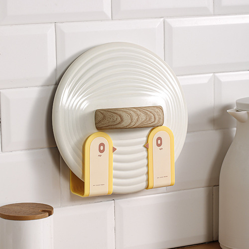 Flying Rabbit Bird Pot Lid Rack Chopping Board Chopping Board Chopping Board No Punch Universal Kitchen Storage Wall-mounted Storage Rack