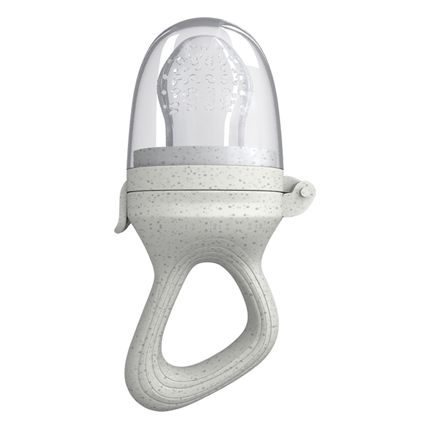 Alimentador de frutas y verduras para bebé, hecho de paja de trigo y silicona, mordedor con malla, utensilio de alimentación infantil