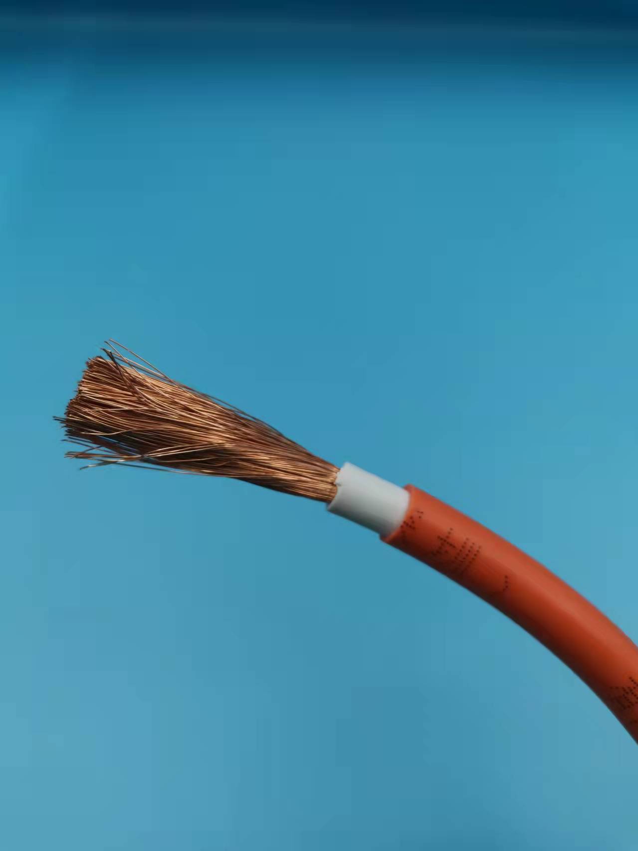 伺服电机高速运动电源拖链橙色电缆线