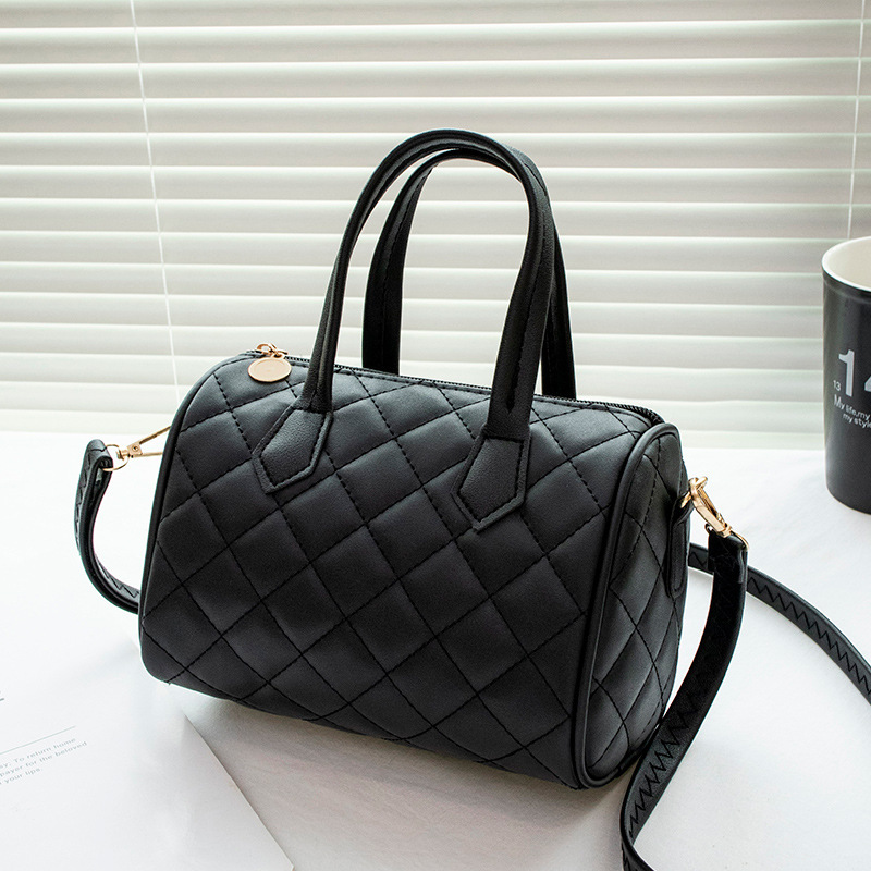 Bolsa de almohada portátil bordada de diamante de moda versátil 2023 nueva moda casuales de color sólido dulces bolsos de mujer image 7