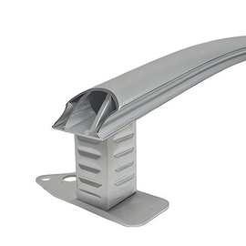 汽车车身防撞梁铝型材cnc加工工业铝挤型材三次元测量全检出货