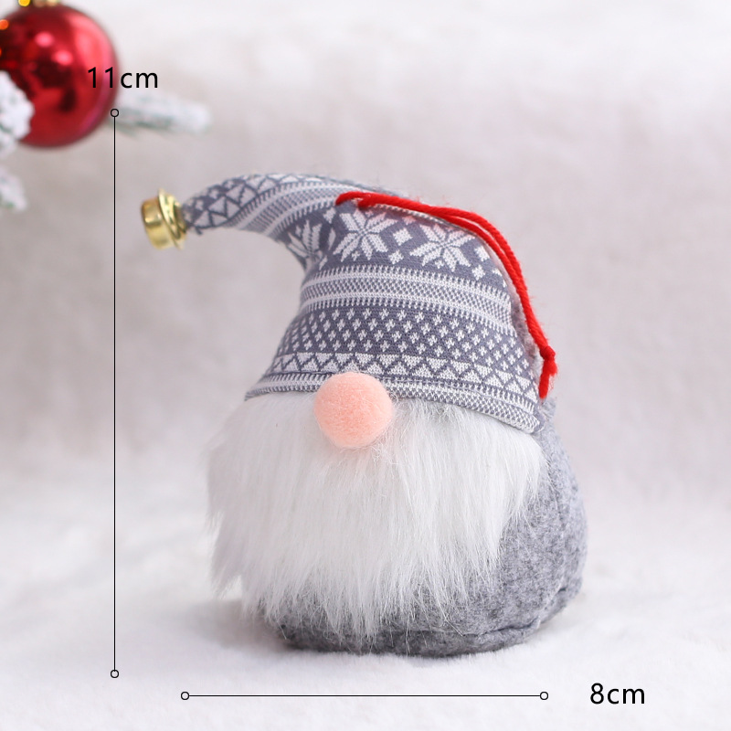 Sombrero de nieve gris 11cm