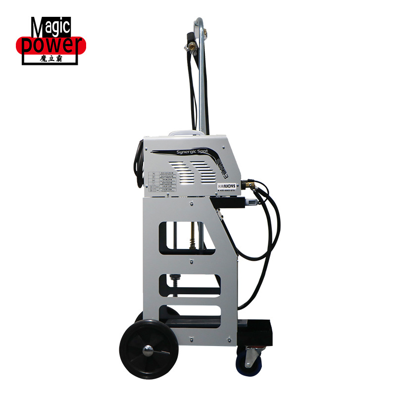 Máquina de reparación de deformación cóncava de chapa de automóvil máquina de mesón puerta pit reducción plástico soldadura por puntos cuerpo que forma la máquina