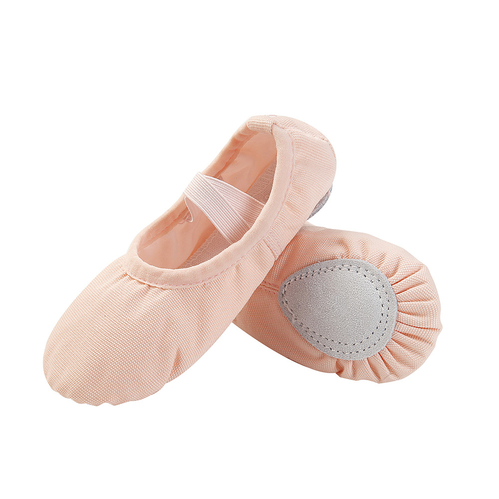Slip-on children's dance shoes for exams, adult practice and performance ballet shoes with soft soles, non-slip and durable