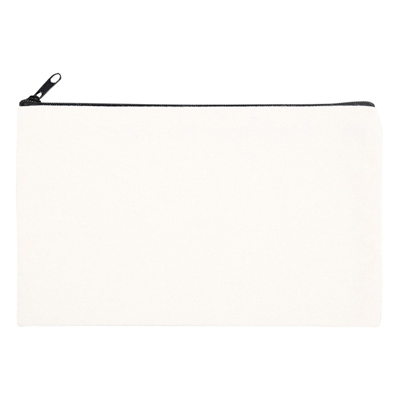 Amazon DIY Creative Heat Transfer Canvas Cosmetic Bag Portable Travel Storage Clutch Bag Hand Paintable Hot Stamping