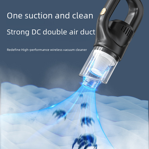 Cross-border charging two-in-one handheld vacuum cleaner household car small portable high-power carpet vacuum cleaner