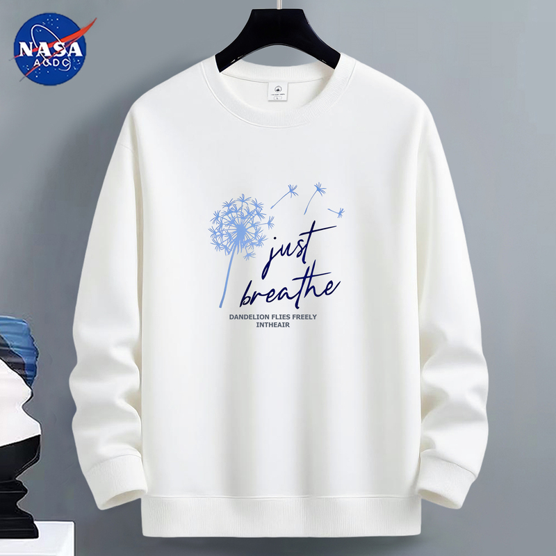 Nasa Cotton Sweatshirt for Men, New Thickened Fleece for Autumn and Winter, Long-Sleeve Base Layer for Teenagers and Students Nasa Cotton Sweatshirt for Men, New Thickened Fleece for Autumn and Winter, Long-Sleeve Base Layer for Teenagers and Students