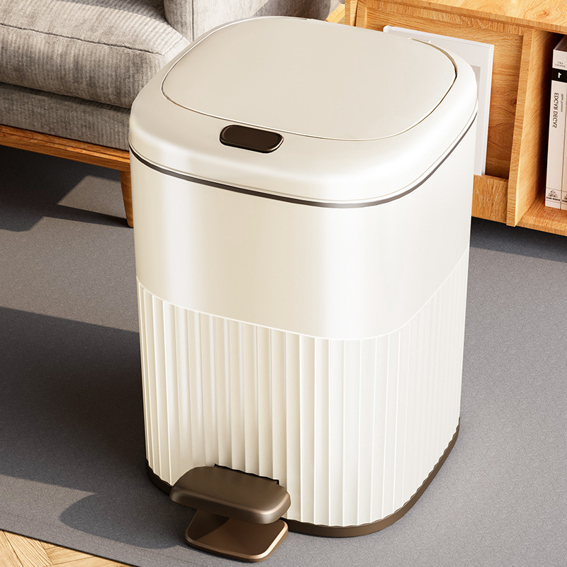 Kitchen trash can, household use, 2023 new model, with lid and foot pedal, large capacity, suitable for bathrooms and living rooms Kitchen trash can, household use, 2023 new model, with lid and foot pedal, large capacity, suitable for bathrooms and living rooms