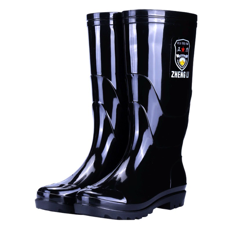 Резиновые сапоги для мужчин Shanghai, с толстой резиновой подошвой, водонепроницаемые, нескользящие, кислото- и щелочестойкие, для защиты от воды, для кухни.