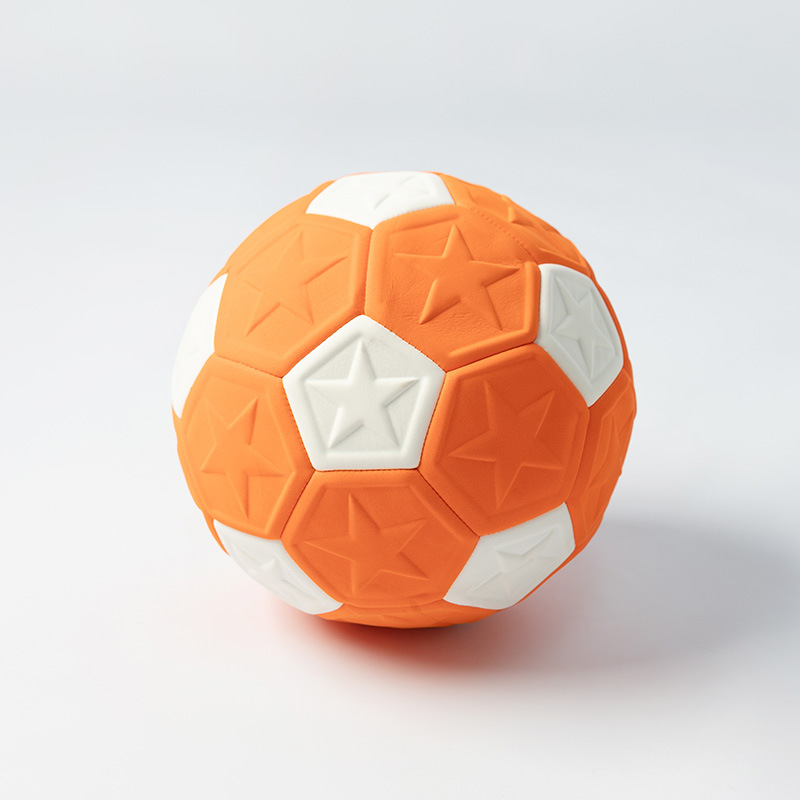 주황색과 흰색 다섯개 별