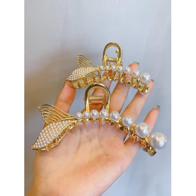 Street Occasion Women's Korean Style Geometric Metal Metal Artificial Pearls Hair Claws