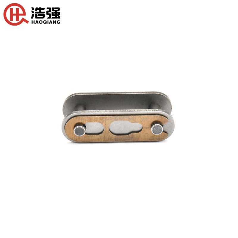 Conector de cadena de doble paso de una sola fila hebilla de cadena eslabón de cadena de transmisión industrial hebilla completa hebilla de media hebilla conector fábrica al por mayor image 6