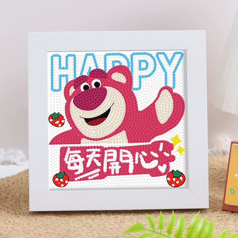Набор для алмазной вышивки (Sanrio) Пикачу в раме, 17×17 см, комплект для полного стежка DIY