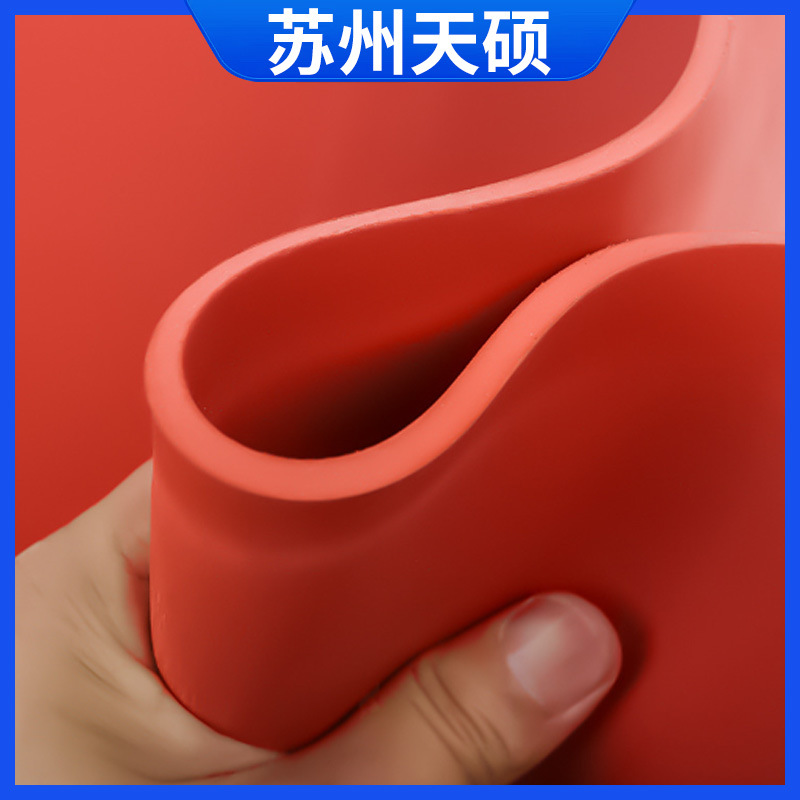 配电室铺地用红色橡胶板3mm减震橡胶垫耐磨耐酸碱地垫绝缘橡胶板