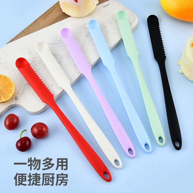 Multifunctional Silicone Baking Spatula for Kitchen Use, Integrated Long Scraper for Scooping Cream and Jam, Wholesale Multifunctional Silicone Baking Spatula for Kitchen Use, Integrated Long Scraper for Scooping Cream and Jam, Wholesale