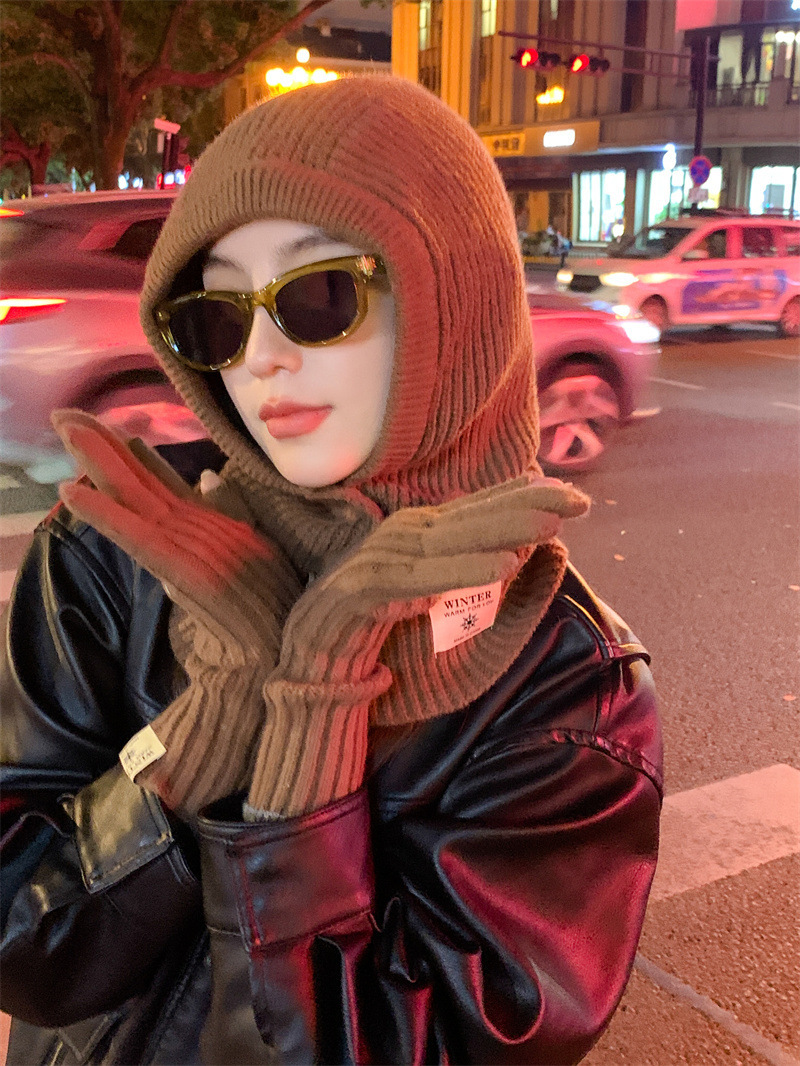 复制_巴拉克拉法帽手套套装秋冬季女红色保暖针织.jpg