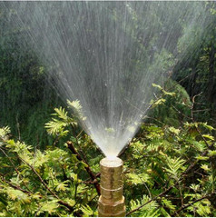 Flat head inner wire atomizing nozzle mine spray humidification dust removal cooling nozzle gardening landscape fogging all copper construction site