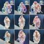 手绘亚克力少女爱心钥匙扣