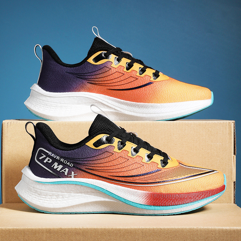 2025 nuevas zapatillas para correr de suela suave de palomitas de maíz con absorción de impactos y desgaste
