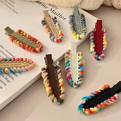 秋冬の新型の毛の毛のはさみのネットの赤いファッションの側の前髪は挟みます。