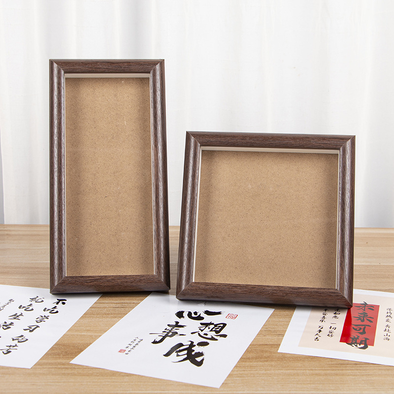 Daily Sale in Stock Photo Frame Solid Wood Table Hanging Wall Photo Painting and Calligraphy Framed Retro New Chinese Style Wooden Ornaments Daily Sale in Stock Photo Frame Solid Wood Table Hanging Wall Photo Painting and Calligraphy Framed Retro New Chinese Style Wooden Ornaments
