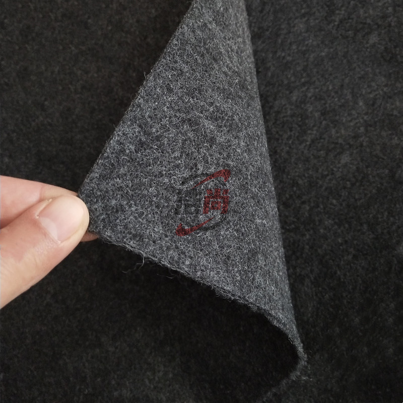 Felt 2Mm3Mm Thick Black Gray Table Mat Luggage Bag 50% Wool Chemical Fiber Mixed Needle Punched Wool Sticky Cloth