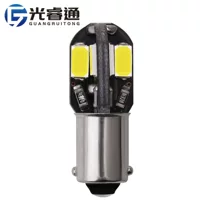 Light Ruitong автомобильный номерной знак BA9S-5630-8SMD сверхяркий светодиодный индикатор W5W декодированный номерной знак