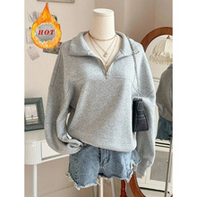 U 62380 Half zip lapel sweatshirt �������������¿羳��ó