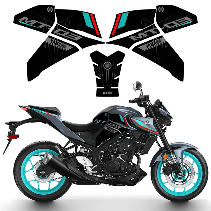 Yamaha, совместная наклейка, противоскользящие украшения, тюнинговые аксессуары