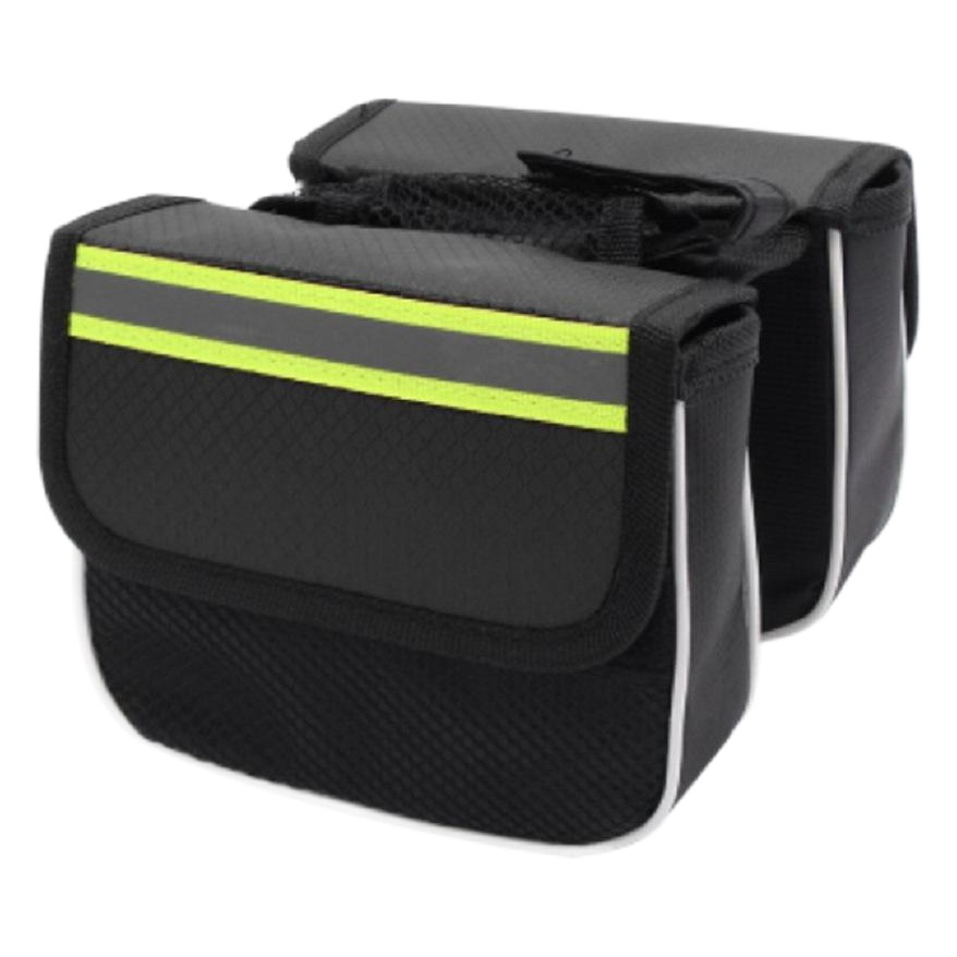 Cross-border direct supply bicycle front beam bag hard shell bag three-in-one front beam bag mountain bike upper tube saddle bag riding