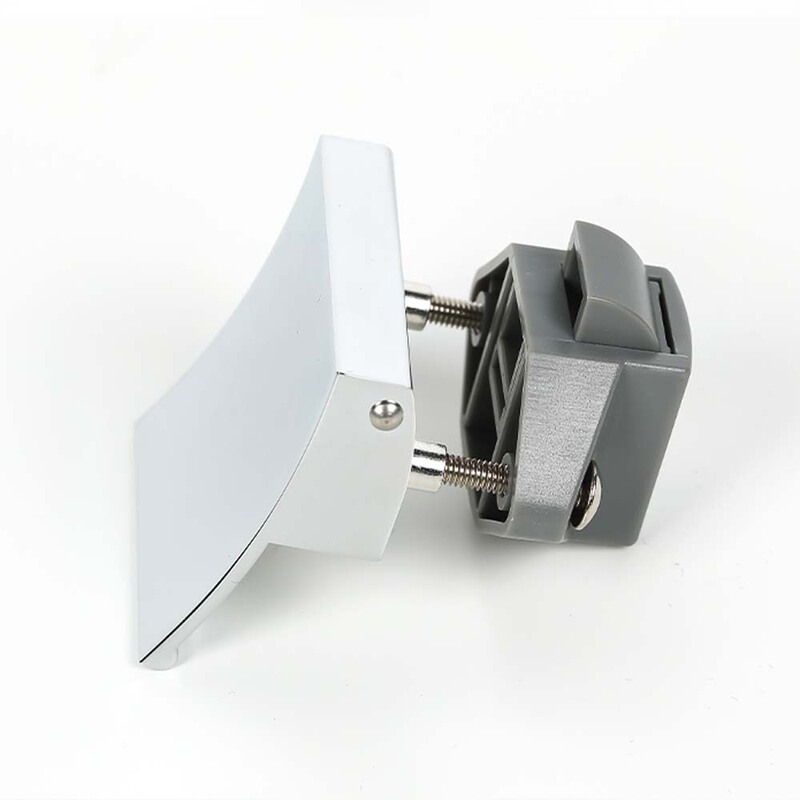 Keyless Ship Yacht Rv Handle Lock Cabinet Handle Button Lock Wall Cabinet Square Zinc Alloy Pull Buckle Lock